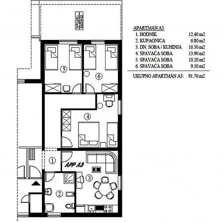 Apartament In Mit Terrasse, W-lan, Waschmaschine 853-3 Umag